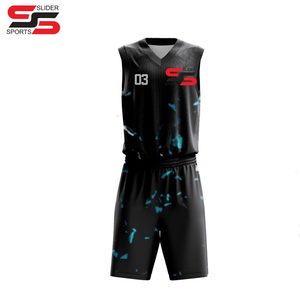 Sublimación personalizada camiseta de baloncesto bajo MOQ equipo uniforme conjunto de baloncesto desgaste uniformes de baloncesto - Product Image 3