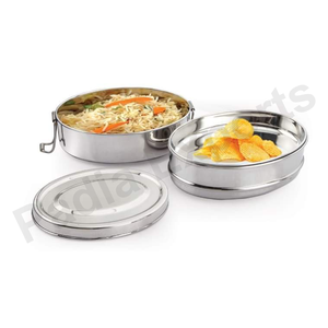 Lonchera Escolar y de Oficina Ecológica de Acero Inoxidable Rosa de Lujo con Diseño de 2 Compartimentos a Prueba de Fugas para Uso en el Aula - Product Image 2