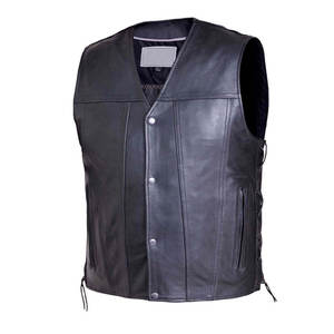 Chaleco de Cuero Estilo Urbano, Textura Suave, Corte Cómodo, Personalización de Marca, Ideal para Combinar con Atuendos, Looks de Moda y Uso Diario - Product Image 4