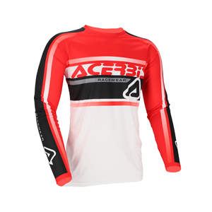 Traje de Carreras Acerbis MX Linear Lugo Sportswear, Jersey Transpirable, Impermeable y Cortavientos para Motocross con Técnica de Impresión Moto - Product Image 1