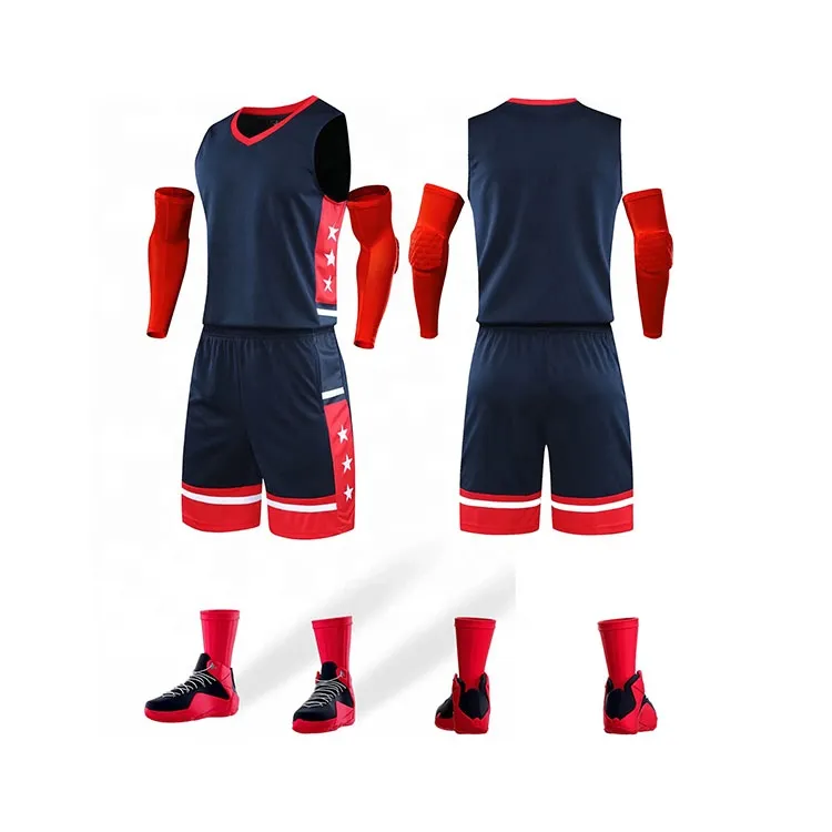 새로운 디자인 도매 가격 맞춤형 농구 유니폼 승화 스포츠웨어 남성용