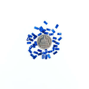 Saphir naturel de Bangkok, pierres précieuses en vrac, baguettes calibrées 3x6mm, bleu et rouge, émeraude et taille ovale, certifié par IGI - Product Image 1