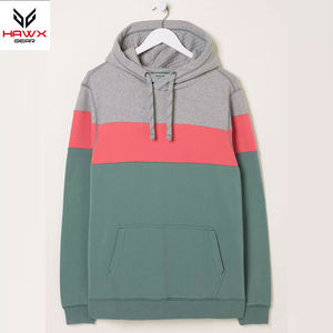 Vente en gros ODM Supply Pull à capuche pour hommes Léger séchage rapide Impression de mode Saison d'hiver Tissu polaire solide doublé pour l'extérieur - Product Image 5