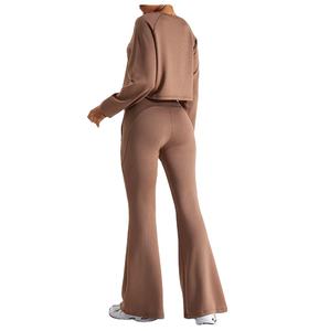 2024 nuevo conjunto de chándal de entrenamiento para mujer, nuevo Fitness de manga larga de secado rápido suelto para mujer - Product Image 3