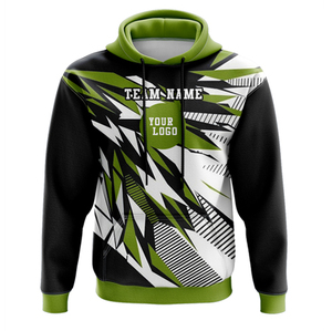 OEM/ODM personalizado equipos de fútbol Kansas Sudadera con capucha algodón mezclado pulóver suelto Casual chaqueta con capucha abrigos - Product Image 2