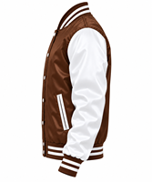 Veste bomber en satin personnalisée de haute qualité, veste de sport décontractée streetwear personnalisée, veste varsity pour homme en tissu satiné, veste letterman.