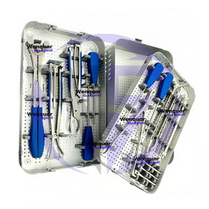 Système de plaque pour la colonne lombaire, ensemble d'instruments chirurgicaux, acier inoxydable, utilisation hospitalière formelle, boîte en aluminium médicale chirurgicale Wenquar - Product Image 4