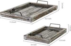 Plateau rectangulaire plaqué or, plateau de service en acier inoxydable, design moderne, passe au lave-vaisselle, vaisselle de cuisine, mariage, restaurant - Product Image 5