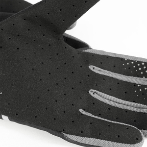 Gants de motocross en cuir personnalisés, respirants, compatibles avec les écrans tactiles, coupe-vent, doigts complets, antidérapants, bracelet de poignet réglable - Product Image 5