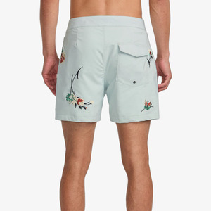 Shorts de bain personnalisés avec logo, tissu extensible à séchage rapide pour hommes, tailles plus grandes - Product Image 4
