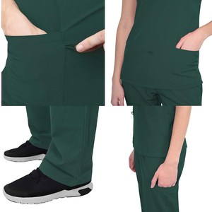 Ensemble d'uniformes médicaux en polyester rayonne spandex pour hommes, vêtements de travail pour médecins, soins infirmiers chirurgicaux - Product Image 5