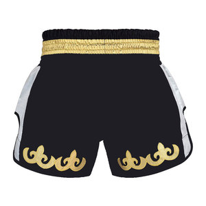 กางเกงขาสั้นมวยไทยขาสั้นแบบสั่งทำสำหรับเด็กคิกบ็อกซิ่งกางเกงขาสั้นแบบไทย - Product Image 4