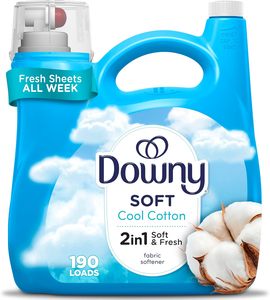 Suavizante de Telas Líquido Ecológico Downy Sin Fragancia 2 en 1 Fresco y Suave 140 Fl Oz 190 Lavados - Product Image 6