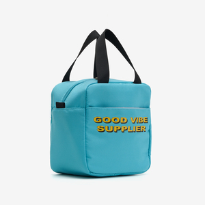 Polyester Classic Insulated Water Resistant Lightweight Durable 7 Inch Storage <b>Bag</b> Zipper Closure Customized Color Custom Logo - Product Image 2
