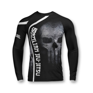 เสื้อ rashguard แขนยาวมีความชื้นและป้องกันรังสียูวีออกแบบได้ตามต้องการสำหรับการเล่นเซิร์ฟและชุดออกกำลังกาย - Product Image 2