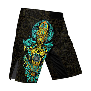 Shorts de MMA à prix avantageux, vente en gros, logo personnalisé, extensible, respirant, léger, combat en cage, Muay Thai, haute qualité - Product Image 2