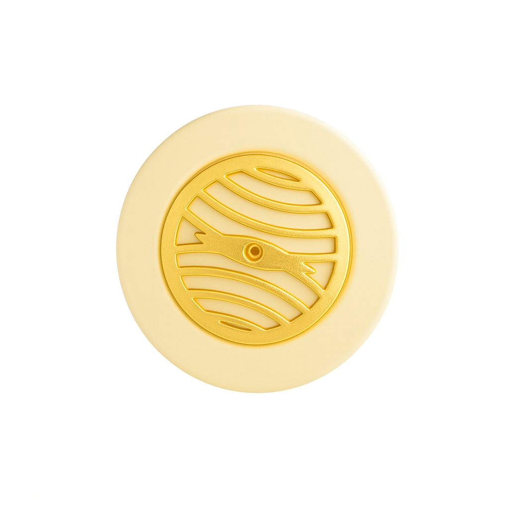 White/Chrome, Cream/Gold