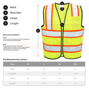 Custom Design Men's Premium Quality <b>Reflective</b> Safety <b>Vest</b> Lightweight - Product Image 3