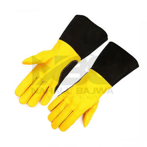 Mejor diseño 2022 Guantes de soldadura OEM ODM Desgaste DE SEGURIDAD Material de cuero Función antideslizante Precio barato Tamaño XL Hombres Mujeres Trabajando - Product Image 4