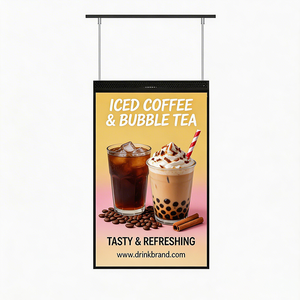 Écran d'affichage commercial double face LCD haute luminosité pour la publicité en vitrine - Product Image 2