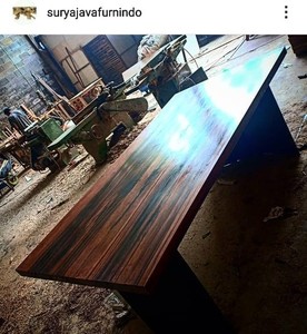 Hot New Exotic Macassar Amara Chaise En Ébène Rouge Noir Rayé pour Salon et Salle À Manger Table Basse et Armoire - Product Image 3