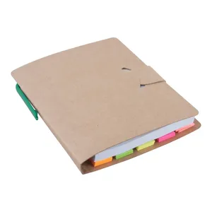 Blocco Note Promozionale Sostenibile con Foglio di Adesivi - Product Image 3
