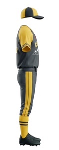 Pantalones Deportivos Profesionales para Equipo, Antiarrugas, Transpirables, con Botones, 100% Poliéster, sin Mangas, con Estampado Sublimado - Product Image 5