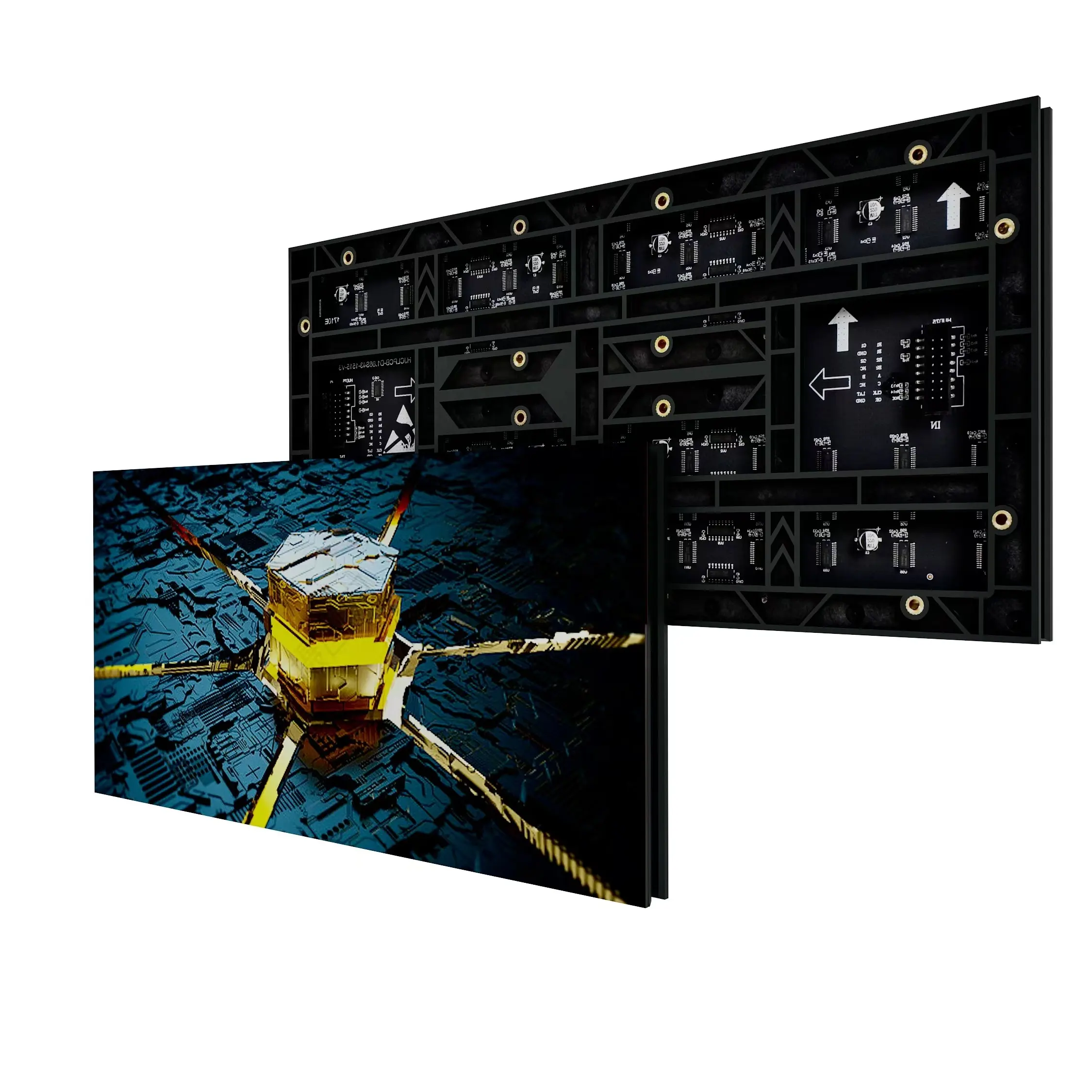 P1.86 P1.875 P2 640X480MM 4K Advertising Digital Led Video Fixed Panel Full Color Led Display Screens Wall Complete Indoor