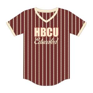 HBCU Educated Maroon DST Pullover <b>Baseball</b> Jersey Chenille Embroidery Greek Sorority Delta Divine Nine <b>T</b> <b>Shirt</b> - Product Image 2