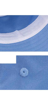 Sombrero de pescador estampado y bordado con logotipo personalizado reversible de verano a la moda al por mayor - Product Image 4