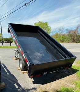 Clean New Heavy Duty Dump Farm <b>Trailer</b> 7x14 Hydraulic Tilt Farm <b>Trailer</b> Top Quality Dump <b>trailer</b> with hydraulics. - Product Image 3