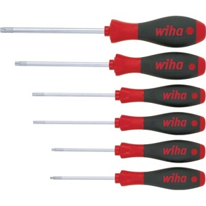 7-Piece <b>TORX</b> <b>Screwdriver</b> Set with Multi-Component Handles and Round Blade by for WIHA - Product Image 1