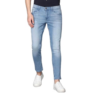 กางเกงยีนส์แฟชั่นผ้าสแปนเด็กซ์ของผู้ชายผ้าคอตตอนผ้าสแปนเด็กซ์ดีไซน์ตามสั่ง - Product Image 6