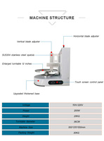 Machine automatique de fabrication de gâteaux à la crème, machine à lisser et à glacer les gâteaux, machine à décorer les gâteaux