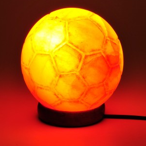Lampes de forme de football de sel de l'Himalaya avec ampoule et câblage, lampes de sel de l'Himalaya en gros, lampes de sel électriques de l'Himalaya - Product Image 6