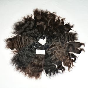 100% Remy Virgin Indian Super Wave Bundles Extensiones de cabello de onda profunda sueltas onduladas naturales en color negro Temple Proveedor de cabello humano - Product Image 6