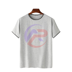 เสื้อยืดผู้ชาย คอโอ ผ้าฝ้าย 100% ระบายอากาศได้ดี แห้งเร็ว เป็นมิตรกับสิ่งแวดล้อม น้ำหนัก 220 กรัม พิมพ์โลโก้ตามสั่ง ทรงปกติ - Product Image 4