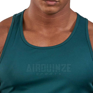 Pakistan Manufacturer Your Own Logo Design Sleeveless Fitness Wear Workout <b>Men</b> Gym <b>Singlets</b> At Cheapest Prices - Product Image 5