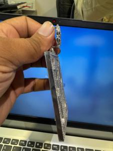 Colgante Personalizado con Nombre en Plata de Ley 925 Estilo Hip Hop Iced Out con Moissanita y Diamantes Blancos para Hombre - Product Image 4