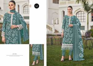 Collection de matériel de robe imprimée numérique en coton de style indien et pakistanais pour un usage décontracté au prix de gros - Product Image 6