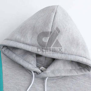 Sudadera con Capucha Extra Grande para Hombre, 100% Algodón, Estilo Urbano, Lisa, con Hombros Caídos, Personalizable para Invierno, OEM - Product Image 3