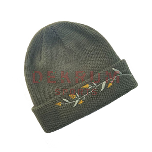 2026 Custom Winter Unisex Designer Knit Beanie <b>Hats</b> with Image Style Adjustable High Quality Fabric - Product Image 3