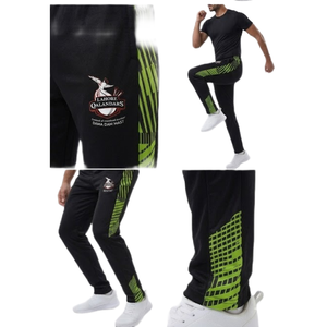 LAHORE QALANDAR Training Trousers Sporty Style 100% Cotton <b>Elastic</b> Waist Customizable Logo Colored High Lightweight Straight 6XL - Product Image 5