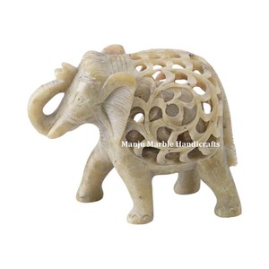 El mejor producto de calidad clásica, artículo hecho a mano, escultura de Animal tallada de esteatita con diseño de Color Natural para regalo de decoración del hogar - Product Image 2