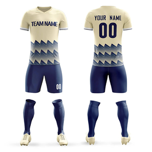 Vente en gros directe d'usine Maillots de football respirants à manches courtes de haute qualité Uniformes en polyester Tenues de football 2025 - Product Image 4