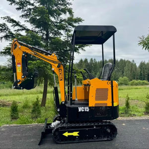 LIVRAISON GRATUITE VICSEC VC15 MINI EXCAVATRICE HYDRAULIQUE 15HP LAME DE RECUL DE 39 POUCES BAC DE 16 POUCES TOIT COMPLET HYDRAULIQUE AUXILIARE EPA CE - Product Image 1