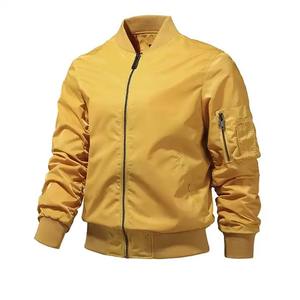 Chaquetas Bomber de Manga Larga para Hombre con Impresión de Logotipo Personalizado para Exteriores, Ropa de Calle Informal de Moda, Chaquetas Bomber de Alta Calidad para Hombre - Product Image 3