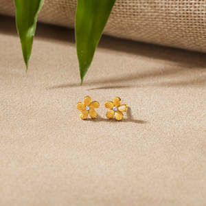 Pendientes de Perlas y Circonitas con Baño de Rodio Estilo Vintage para Mujer, Joyería para Fiestas - Product Image 1