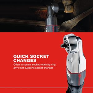 Llave de Impacto Neumática de Ángulo Recto, Cabezal de Martillo de 2 Pulgadas, 180 ft-lb de Torque Máximo, 7,100 RPM, Dos Posiciones, Potencia Ajustable, OEM Personalizable - Product Image 1