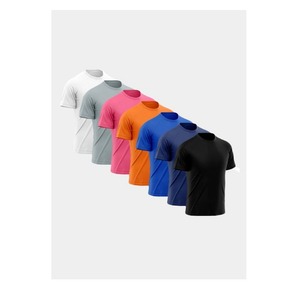 T-shirts en coton blanc pour hommes grande taille de haute qualité en gros, logo personnalisé, design vierge, impression, fournisseur BD - Product Image 5